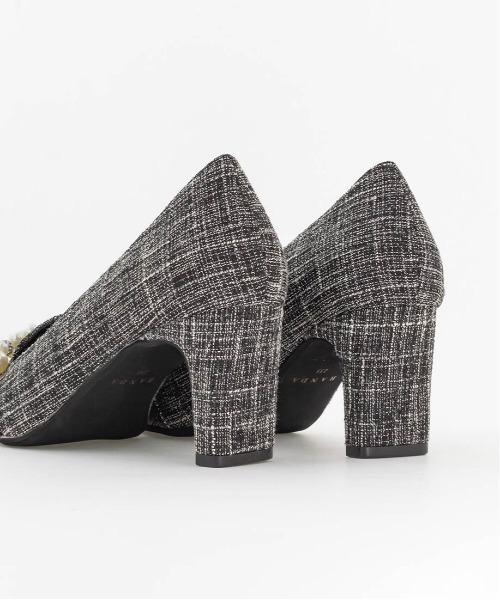 RANDA(ランダ)の「パールパーツローファシューズ(その他シューズ・レディース・ホワイト/ピンク/ブラック・22.5/23/23.5/24/25/22/24.5)」の5枚目の写真