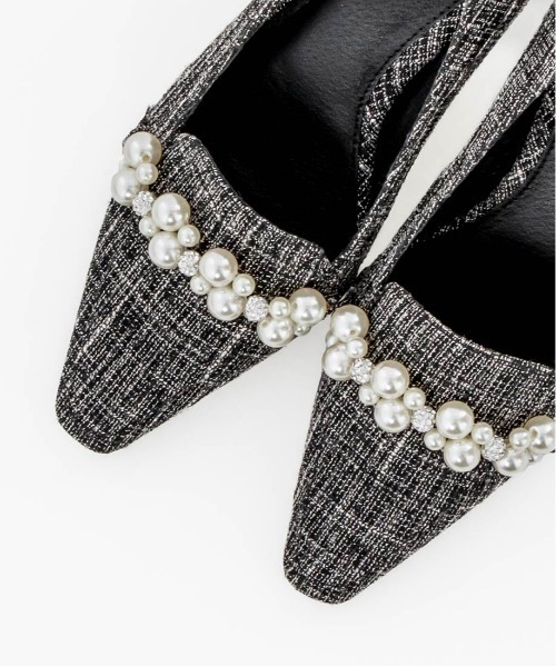 RANDA(ランダ)の「パールパーツローファシューズ(その他シューズ・レディース・ホワイト/ピンク/ブラック・22.5/23/23.5/24/25/22/24.5)」の7枚目の写真