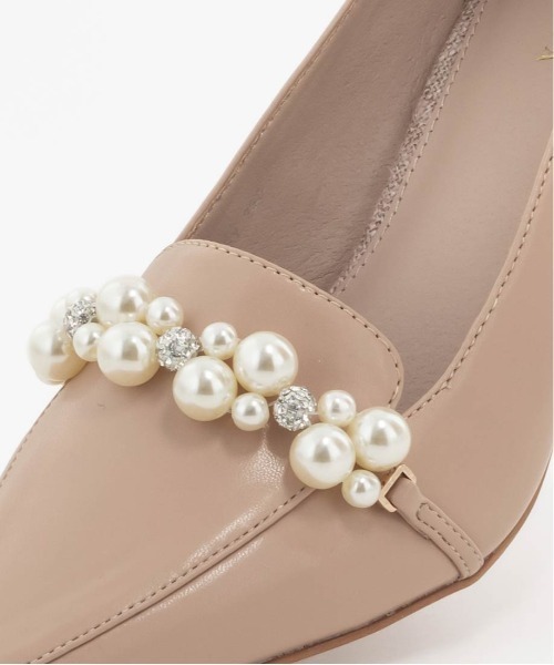 RANDA(ランダ)の「パールパーツローファシューズ(その他シューズ・レディース・ホワイト/ピンク/ブラック・22.5/23/23.5/24/25/22/24.5)」の11枚目の写真