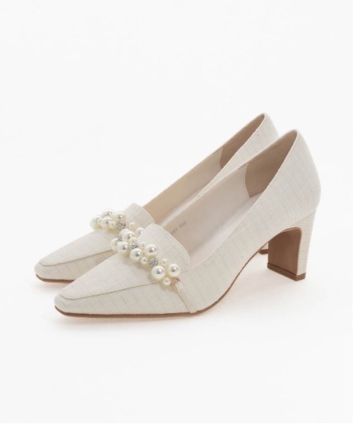RANDA(ランダ)の「パールパーツローファシューズ(その他シューズ・レディース・ホワイト/ピンク/ブラック・22.5/23/23.5/24/25/22/24.5)」の13枚目の写真
