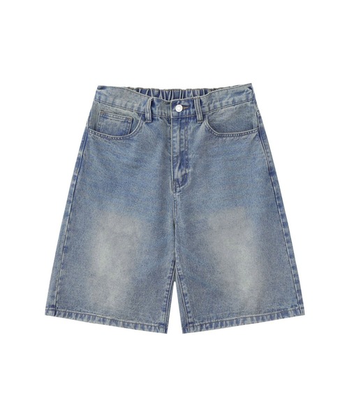 DEFLEXTION(ディフレクション)の「【DEFLEXTION / ディフレクション】Wash half denimpants / ウォッシュ ハーフデニムパンツ(デニムパンツ・レディース・ネイビー・SMALL)」の8枚目の写真