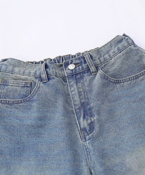 DEFLEXTION(ディフレクション)の「【DEFLEXTION / ディフレクション】Wash half denimpants / ウォッシュ ハーフデニムパンツ(デニムパンツ・レディース・ネイビー・SMALL)」の13枚目の写真