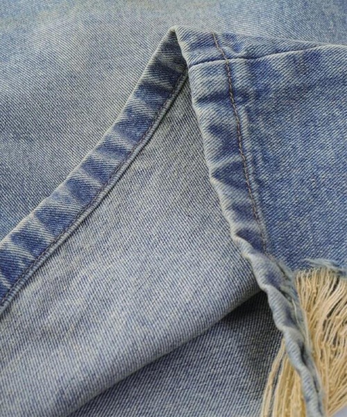 DEFLEXTION(ディフレクション)の「【DEFLEXTION / ディフレクション】Wash half denimpants / ウォッシュ ハーフデニムパンツ(デニムパンツ・レディース・ネイビー・SMALL)」の15枚目の写真