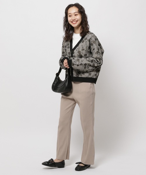 niko and...（ニコアンド）の「セルフカットリブパンツ（その他パンツ・レディース・ブラック/グリーン/モカ・LARGE/MEDIUM）」の20枚目の写真