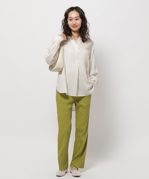 niko and...（ニコアンド）の「セルフカットリブパンツ（その他パンツ・レディース・ブラック/グリーン/モカ・LARGE/MEDIUM）」の15枚目の写真