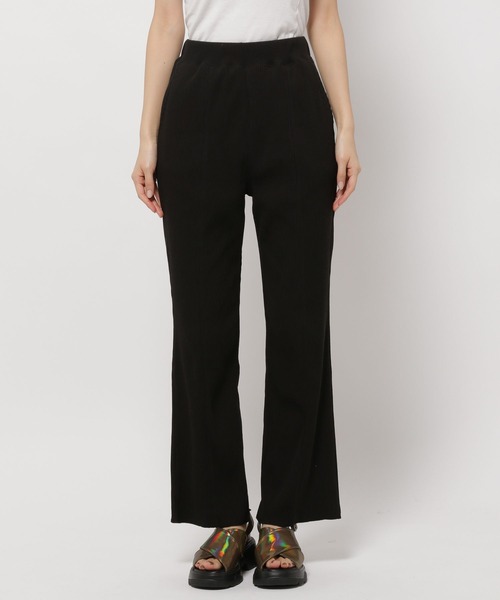 niko and...（ニコアンド）の「セルフカットリブパンツ（その他パンツ・レディース・ブラック/グリーン/モカ・LARGE/MEDIUM）」の17枚目の写真