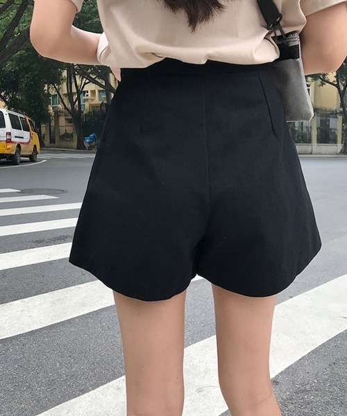 Miniministore(ミニミニストア)の「ハイウエスト ショートパンツ レディース(チノパンツ・レディース・ベージュ/ブラック・M/S/L)」の5枚目の写真