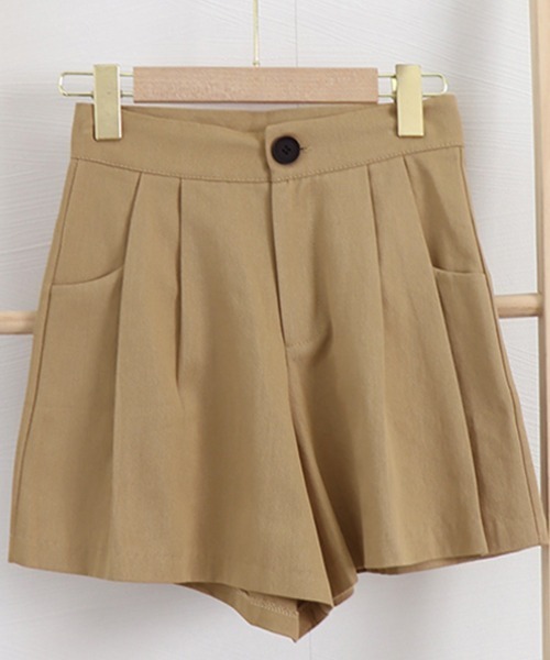 Miniministore(ミニミニストア)の「ハイウエスト ショートパンツ レディース(チノパンツ・レディース・ベージュ/ブラック・M/S/L)」の16枚目の写真