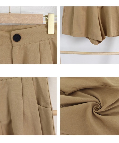 Miniministore(ミニミニストア)の「ハイウエスト ショートパンツ レディース(チノパンツ・レディース・ベージュ/ブラック・M/S/L)」の18枚目の写真