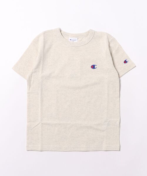 Champion(チャンピオン)の「【Champion】CK-Z301 SHORT SLEEVE T-SHIRT/ロゴ/半袖/Tシャツ/チャンピオン/キッズ(Tシャツ/カットソー・キッズ・ブラック/グレー/ネイビー/ホワイト/ブルー/ピンク/ブルー系/オートミール/グリーン/イエロー・150cm/140cm/130cm/160cm/160/130/150/140)」の4枚目の写真