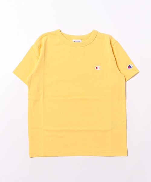 Champion(チャンピオン)の「【Champion】CK-Z301 SHORT SLEEVE T-SHIRT/ロゴ/半袖/Tシャツ/チャンピオン/キッズ(Tシャツ/カットソー・キッズ・ブラック/グレー/ネイビー/ホワイト/ブルー/ピンク/ブルー系/オートミール/グリーン/イエロー・150cm/140cm/130cm/160cm/160/130/150/140)」の9枚目の写真