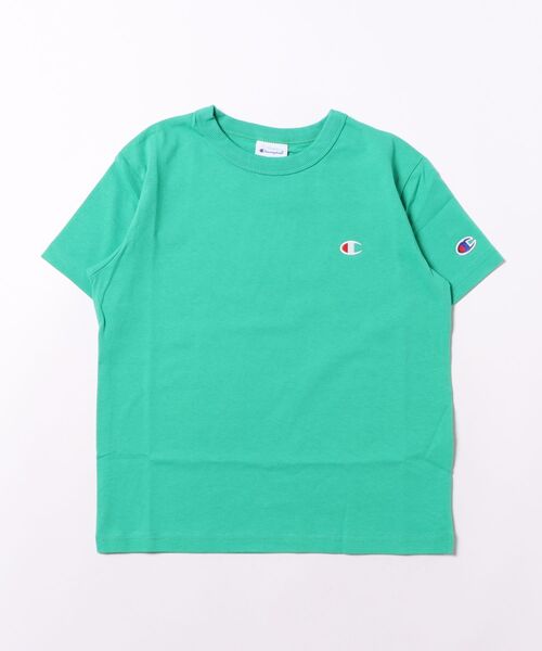 Champion(チャンピオン)の「【Champion】CK-Z301 SHORT SLEEVE T-SHIRT/ロゴ/半袖/Tシャツ/チャンピオン/キッズ(Tシャツ/カットソー・キッズ・ブラック/グレー/ネイビー/ホワイト/ブルー/ピンク/ブルー系/オートミール/グリーン/イエロー・150cm/140cm/130cm/160cm/160/130/150/140)」の5枚目の写真