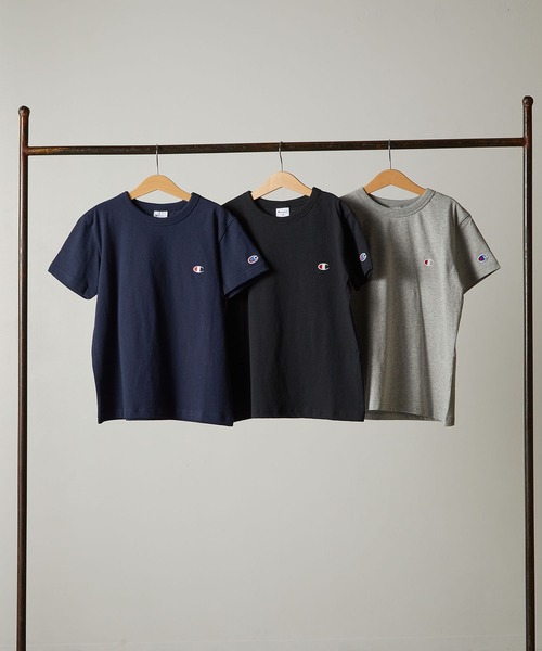 Champion(チャンピオン)の「【Champion】CK-Z301 SHORT SLEEVE T-SHIRT/ロゴ/半袖/Tシャツ/チャンピオン/キッズ(Tシャツ/カットソー・キッズ・ブラック/グレー/ネイビー/ホワイト/ブルー/ピンク/ブルー系・150cm/140cm/130cm/160cm)」の14枚目の写真