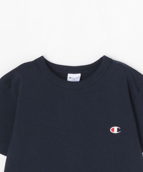 Champion(チャンピオン)の「【Champion】CK-Z301 SHORT SLEEVE T-SHIRT/ロゴ/半袖/Tシャツ/チャンピオン/キッズ(Tシャツ/カットソー・キッズ・ブラック/グレー/ネイビー/ホワイト/ブルー/ピンク/ブルー系・150cm/140cm/130cm/160cm)」の16枚目の写真
