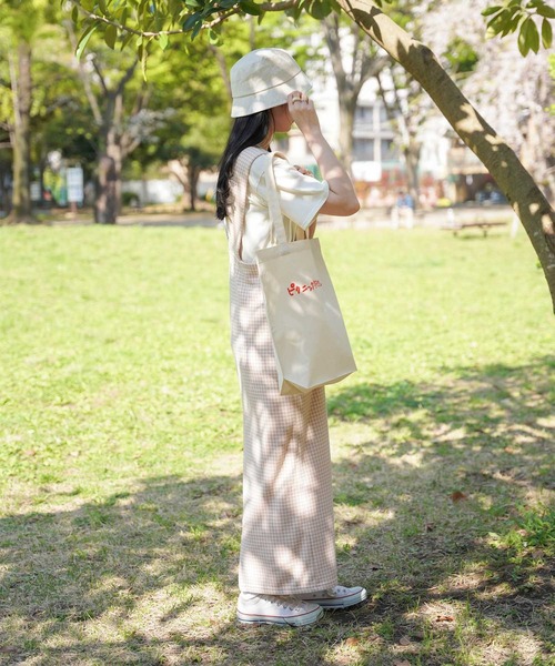 mimi toujours（ミミトゥジュール）の「ギンガムチェック ジャンパー スカート mimi toujours×しお（ワンピース・レディース・ベージュ/グリーン・M）」の19枚目の写真
