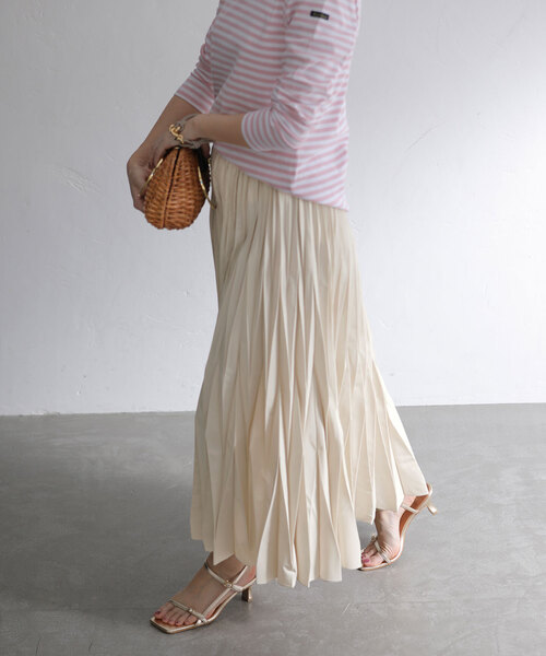 セール】【MARILYN MOON/マリリンムーン】modern pleats skirt