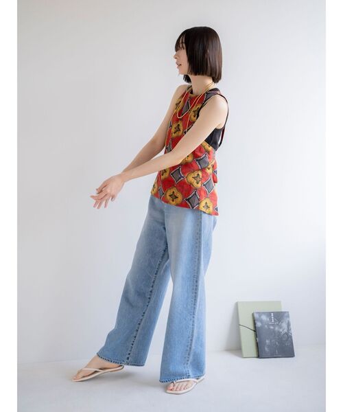 Ungrid（アングリッド）の「バティック柄ビスチェ（タンクトップ・レディース・ブルー/レッド・FREE）」の11枚目の写真