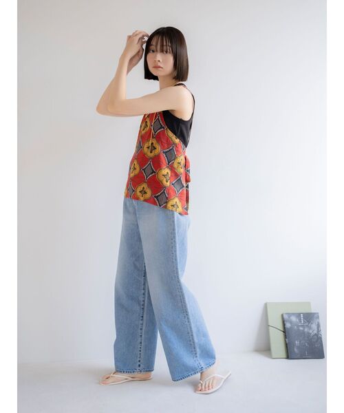 Ungrid（アングリッド）の「バティック柄ビスチェ（タンクトップ・レディース・ブルー/レッド・FREE）」の13枚目の写真