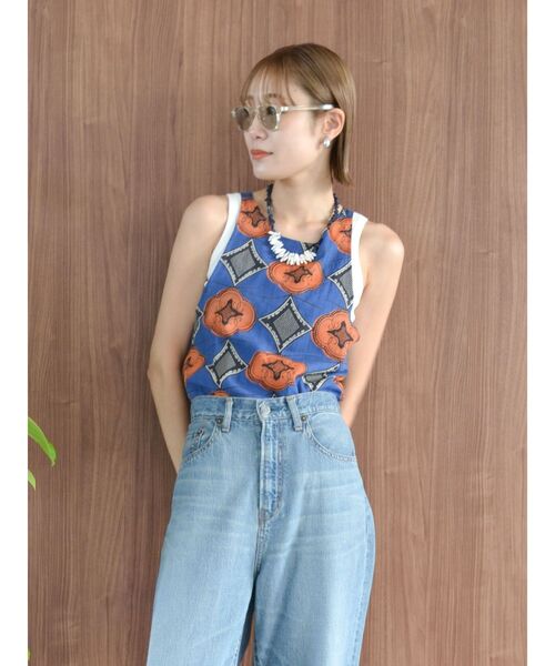 Ungrid（アングリッド）の「バティック柄ビスチェ（タンクトップ・レディース・ブルー/レッド・FREE）」の14枚目の写真