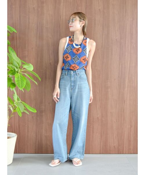 Ungrid（アングリッド）の「バティック柄ビスチェ（タンクトップ・レディース・ブルー/レッド・FREE）」の17枚目の写真