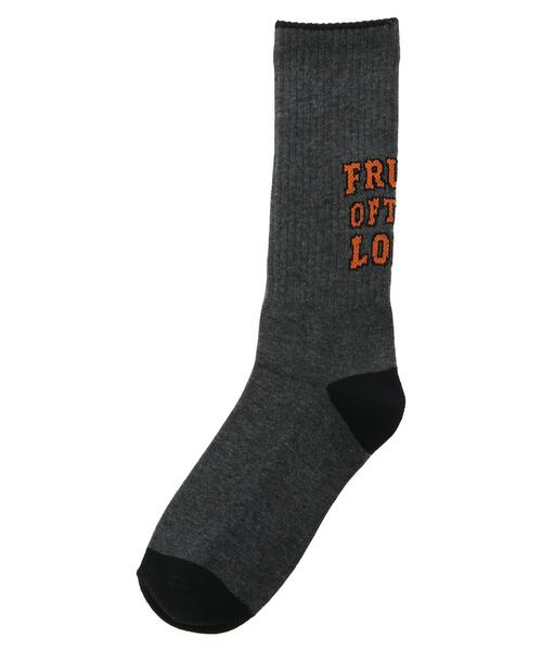 FRUIT OF THE LOOM(フルーツオブザルーム)の「■別注 フルーツオブザルーム 3Pバックロゴソックス(その他小物・レディース・その他6・23-25)」の2枚目の写真