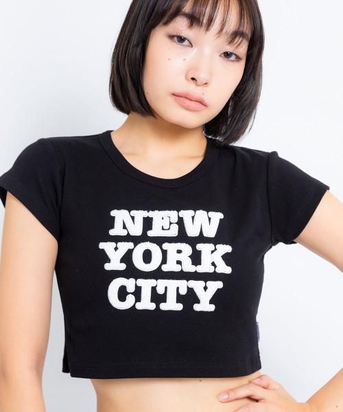 ANNA SUI（アナスイ）の「ANNA SUI NYC “NYC” 刺繍 Tシャツ  【SP】（Tシャツ/カットソー・レディース・ホワイト/ミント/ブラック・S）」の7枚目の写真