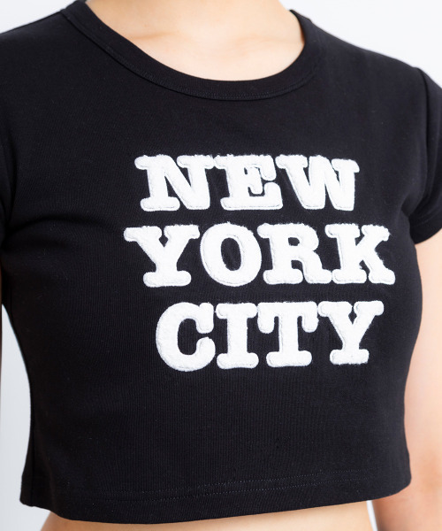 ANNA SUI（アナスイ）の「ANNA SUI NYC “NYC” 刺繍 Tシャツ  【SP】（Tシャツ/カットソー・レディース・ホワイト/ミント/ブラック・S）」の8枚目の写真