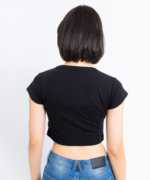 ANNA SUI（アナスイ）の「ANNA SUI NYC “NYC” 刺繍 Tシャツ  【SP】（Tシャツ/カットソー・レディース・ホワイト/ミント/ブラック・S）」の9枚目の写真