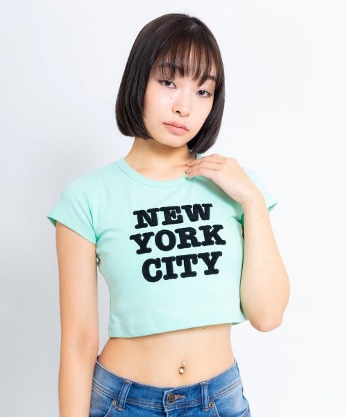 ANNA SUI（アナスイ）の「ANNA SUI NYC “NYC” 刺繍 Tシャツ  【SP】（Tシャツ/カットソー・レディース・ホワイト/ミント/ブラック・S）」の10枚目の写真