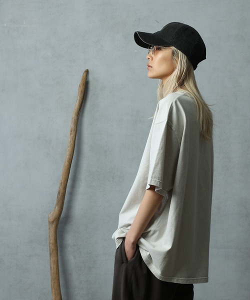 paradigm（パラダイム）の「バイオ加工クルーネックフェード半袖（Tシャツ/カットソー・メンズ・ライトグレー/ホワイト/チャコールグレー・MEDIUM/LARGE/X-LARGE）」の5枚目の写真