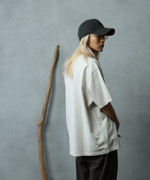 paradigm（パラダイム）の「バイオ加工クルーネックフェード半袖（Tシャツ/カットソー・メンズ・ライトグレー/ホワイト/チャコールグレー・MEDIUM/LARGE/X-LARGE）」の7枚目の写真