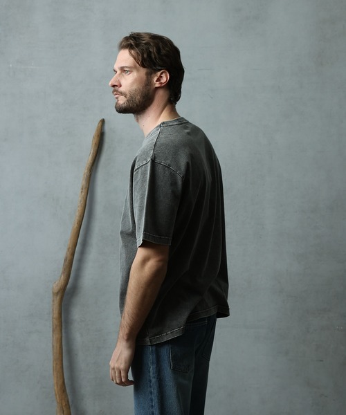 paradigm（パラダイム）の「バイオ加工クルーネックフェード半袖（Tシャツ/カットソー・メンズ・ライトグレー/ホワイト/チャコールグレー・MEDIUM/LARGE/X-LARGE）」の15枚目の写真