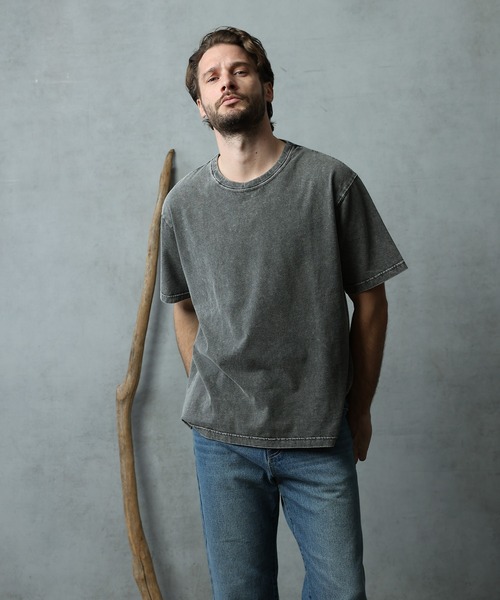 paradigm（パラダイム）の「バイオ加工クルーネックフェード半袖（Tシャツ/カットソー・メンズ・ライトグレー/ホワイト/チャコールグレー・MEDIUM/LARGE/X-LARGE）」の17枚目の写真