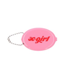X-girl | CHUBBY LOGO COIN CASE(コインケース)