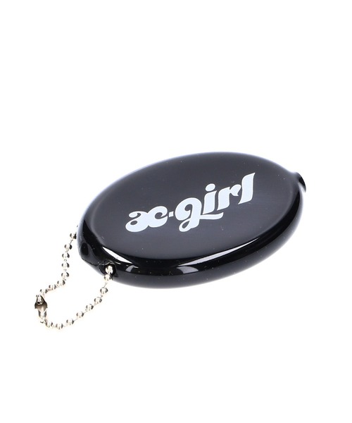 X-girl（エックスガール）の「CHUBBY LOGO COIN CASE（コインケース・レディース・ブラック/ピンク/ブルー・ONE SIZE）」の5枚目の写真