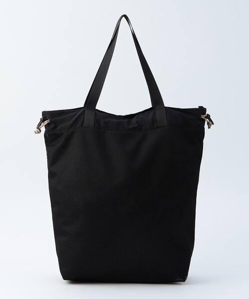 Purple&Yellow（パープルアンドイエロー）の「ポリエステルメッシュ×ポリエステルタッサー ３ＷＡＹ メッシュ トートバッグ（トートバッグ・メンズ・ブラック・FREE）」の18枚目の写真