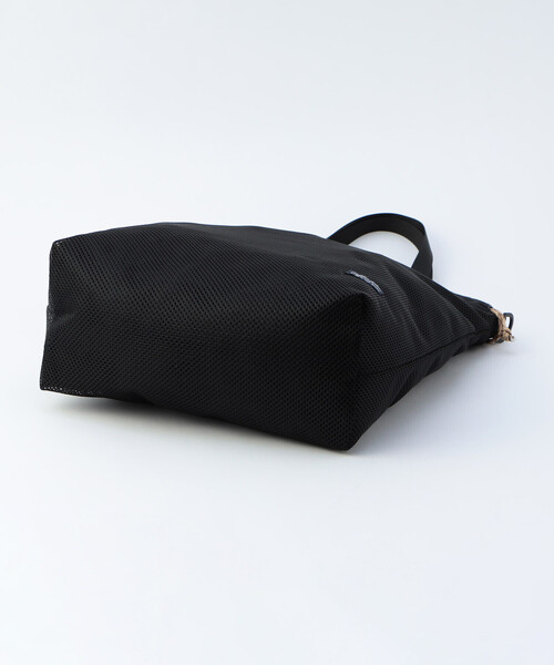 Purple&Yellow（パープルアンドイエロー）の「ポリエステルメッシュ×ポリエステルタッサー ３ＷＡＹ メッシュ トートバッグ（トートバッグ・メンズ・ブラック・FREE）」の20枚目の写真