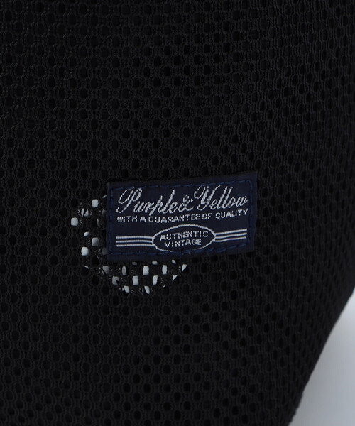 Purple&Yellow（パープルアンドイエロー）の「ポリエステルメッシュ×ポリエステルタッサー ３ＷＡＹ メッシュ トートバッグ（トートバッグ・メンズ・ブラック・FREE）」の15枚目の写真