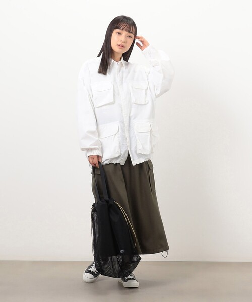 Purple&Yellow（パープルアンドイエロー）の「ポリエステルメッシュ×ポリエステルタッサー ３ＷＡＹ メッシュ トートバッグ（トートバッグ・メンズ・ブラック・FREE）」の2枚目の写真