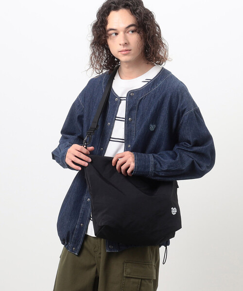 Purple&Yellow（パープルアンドイエロー）の「ポリエステルメッシュ×ポリエステルタッサー ３ＷＡＹ メッシュ トートバッグ（トートバッグ・メンズ・ブラック・FREE）」の7枚目の写真