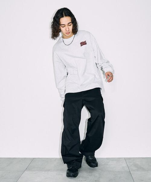 WEGO（ウィゴー）の「WEGO/ユニークモチーフBIGロンT（Tシャツ/カットソー・メンズ・ホワイト系その他/ホワイト/グレー/ブラック・MEDIUM/LARGE）」の12枚目の写真