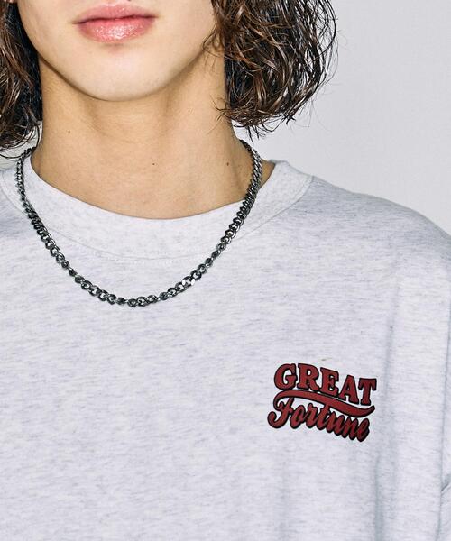 WEGO（ウィゴー）の「WEGO/ユニークモチーフBIGロンT（Tシャツ/カットソー・メンズ・ホワイト系その他/ホワイト/グレー/ブラック・MEDIUM/LARGE）」の13枚目の写真