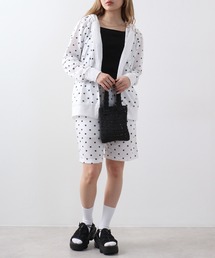 Printed hoodie and shorts / プリント フーディ＆ハーフパンツSETUP unisex
