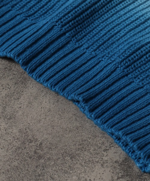 Art re A select（アトリエセレクト）の「Gradation Oversized Spring Knit/グラデーションオーバーサイズスプリングニット（ニット/セーター・メンズ・チャコールグレー/ブルー/ライトグレー・M/L）」の9枚目の写真