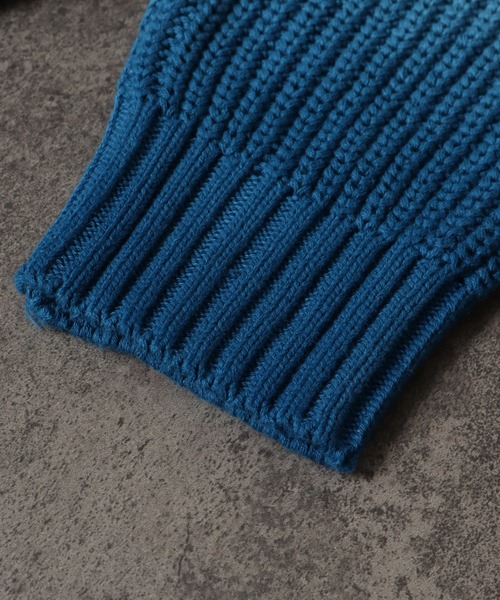 Art re A select（アトリエセレクト）の「Gradation Oversized Spring Knit/グラデーションオーバーサイズスプリングニット（ニット/セーター・メンズ・チャコールグレー/ブルー/ライトグレー・M/L）」の8枚目の写真