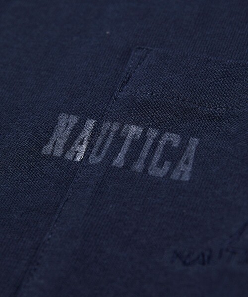 NAUTICA（ノーティカ）の「NAUTICA/ノーティカ Hidden Logo S/S PKT Tee/ヒドゥンロゴ ショートスリーブ ポケットTシャツ（Tシャツ/カットソー・メンズ・ライトグレー/ホワイト/ブラック/ネイビー・MEDIUM/SMALL/X-LARGE/LARGE）」の9枚目の写真