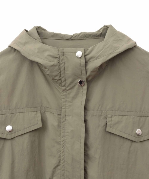 31 Sons de mode(トランテアン ソン ドゥ モード)の「マウンテンパーカー(マウンテンパーカー・レディース・カーキ/オフホワイト/ネイビー・36)」の20枚目の写真