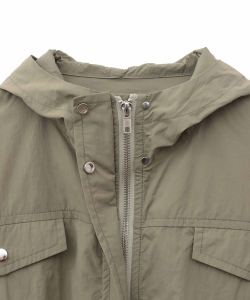 31 Sons de mode(トランテアン ソン ドゥ モード)の「マウンテンパーカー(マウンテンパーカー・レディース・カーキ/オフホワイト/ネイビー・36)」の21枚目の写真