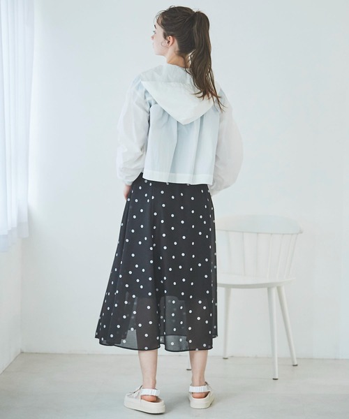 31 Sons de mode(トランテアン ソン ドゥ モード)の「マウンテンパーカー(マウンテンパーカー・レディース・カーキ/オフホワイト/ネイビー・36)」の16枚目の写真