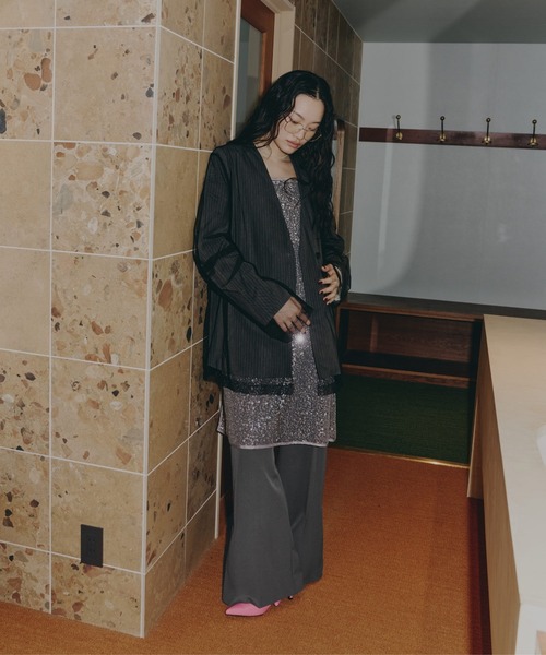 ダブルクロスオールインワンドレス / double cross all in one dress